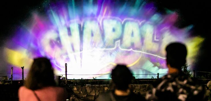Video projections on Chapala Malecon a big hit