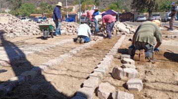 Paving in Riberas del Pilar nearing completion