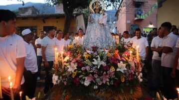 Our Lady of the Rosary returns to her Little Chapel