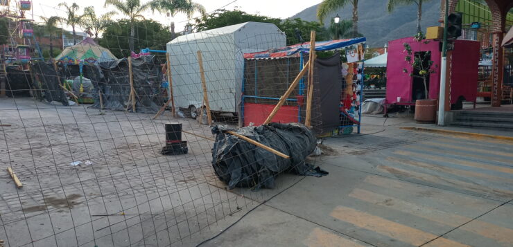 Well drilling completed, space freed on Jocotepec plaza