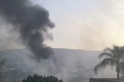 Grassland fire strikes northern area of Jocotepec
