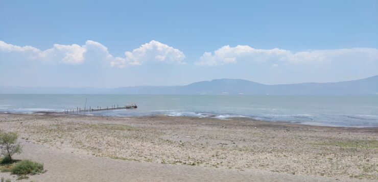 PHOTONOTE: Lake Chapala continues to lose water