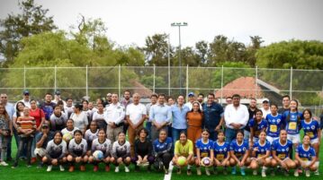 Chapala restores a sports field in La Cristianía Park