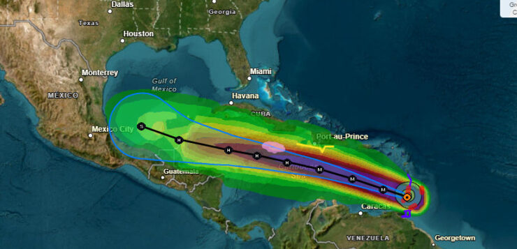 Hurricane Beryl weakens upon arrival in Mexico