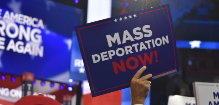 Republican Convention speaker says he’ll deport millions