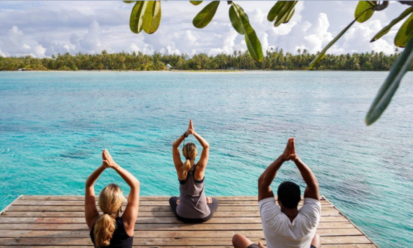 The importance of breathing outdoors demonstrated at Yoga Fest 2024
