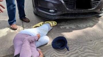 Pedestrian hit in Chapala on August 25