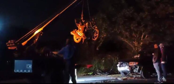 Motorcyclist dies in collision while avoiding horse