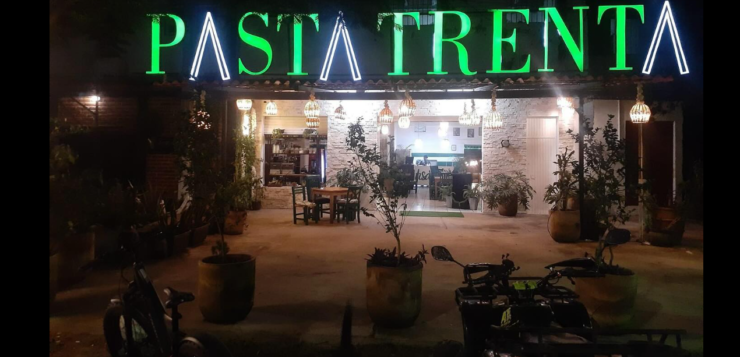 Pasta Trenta celebrating its new location and Independence day