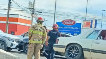 Three-vehicle collision at Walmart intersection