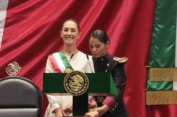 Claudia Sheinbaum receives Presidential Sash and Staff of Command