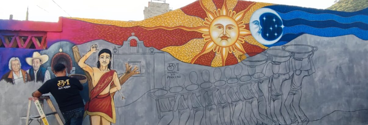  San Sebastian tradition will be captured in new Ajijic mural <br /> <span style='color:#797979;font-size:15px;font-family: Georgia, Cambria, 'Times New Roman', Times, serif;'>Bruno Mariscal honors Juan Navarro’s original</span>