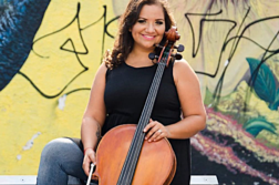 Yallisa Cruz at Lake Chapala Orchestra for anniversary concert