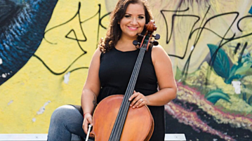 Yallisa Cruz at Lake Chapala Orchestra for anniversary concert