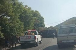 Accidents caused major traffic jams on Chapala highway