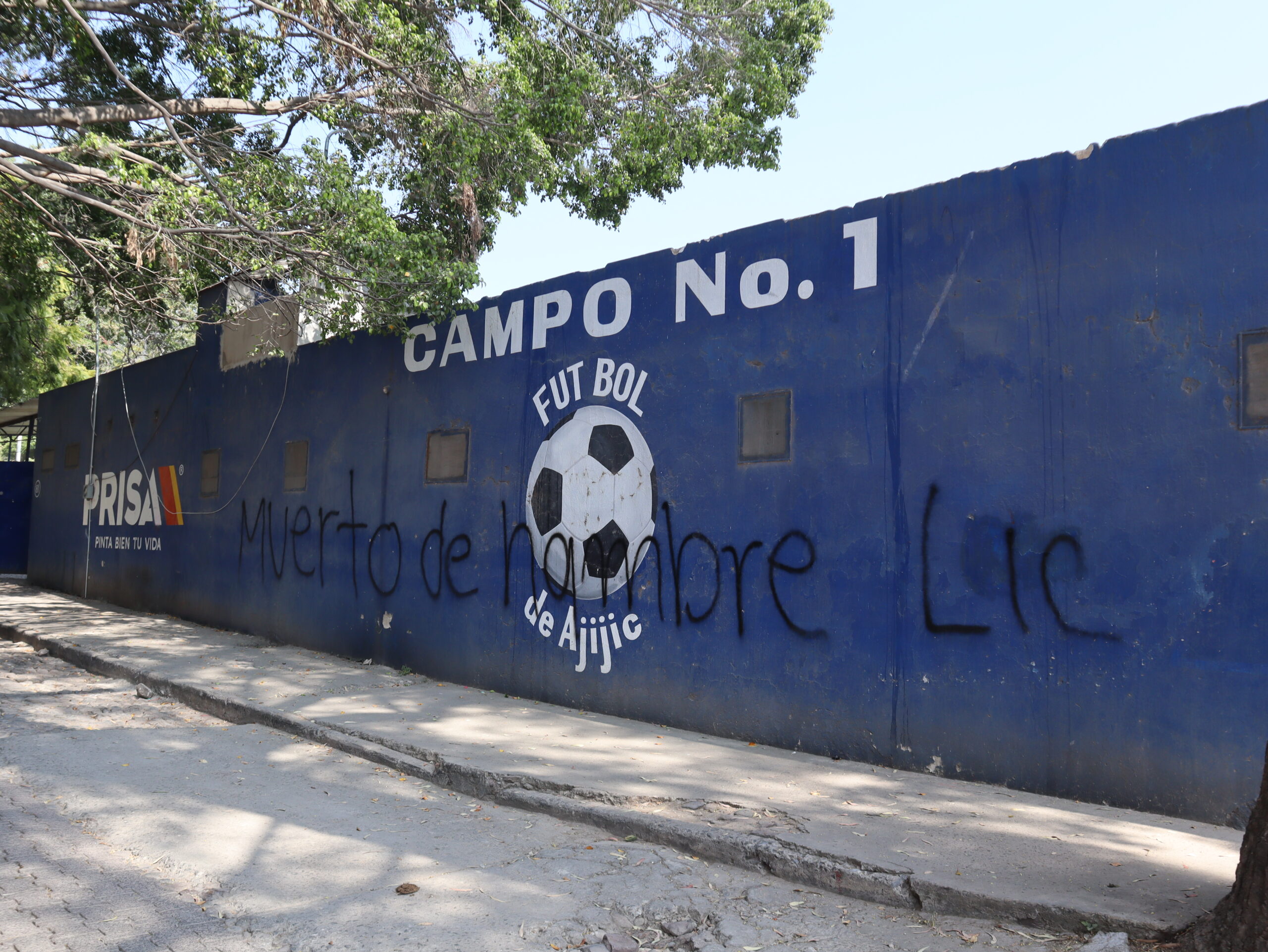 Ajijic soccer field vandalized; board defends actions