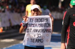 Verenice Ortega Olayo dedicates marathon win to her husband