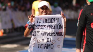 Verenice Ortega Olayo dedicates marathon win to her husband