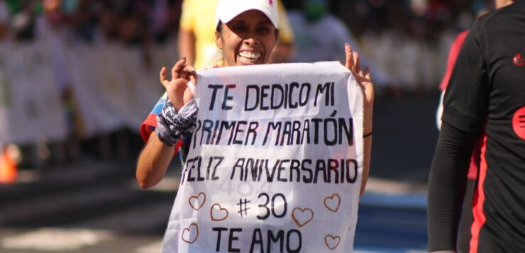 Verenice Ortega Olayo dedicates marathon win to her husband