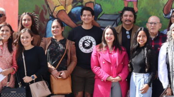 Five artists completing five murals to grace San Antonio Tlayacapan