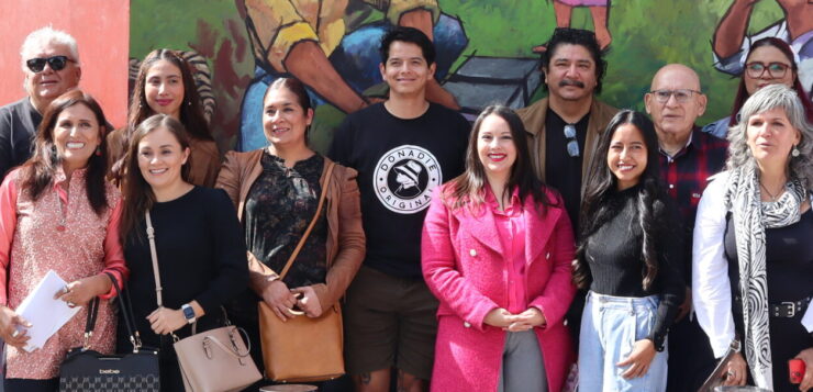 Five artists completing five murals to grace San Antonio Tlayacapan