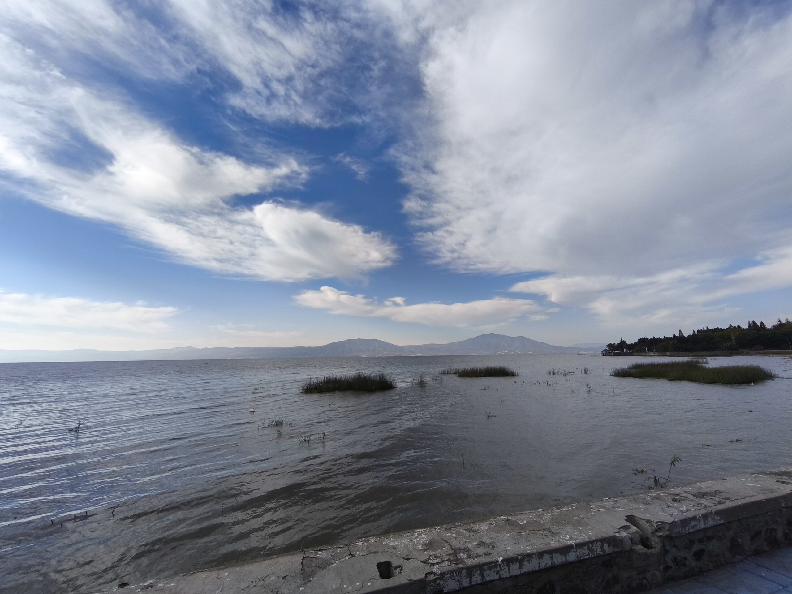 Lake Chapala's level falls from its October high, but gains for 2024