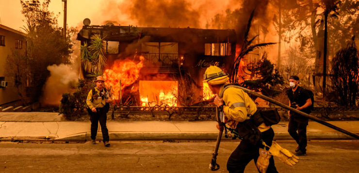 Fierce Los Angeles fires force evacuation of 130,000 people