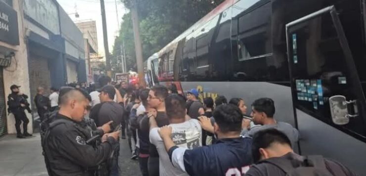 Migrant bus hijacked in Ixtlahuacan De Los Membrillos