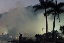 PHOTONOTE: Fire reported on San Juan beaches, but no evidence found