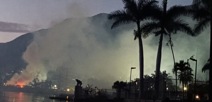 PHOTONOTE: Fire reported on San Juan beaches, but no evidence found