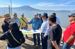 CONAGUA's representative visits the San Juan Cosalá landfill