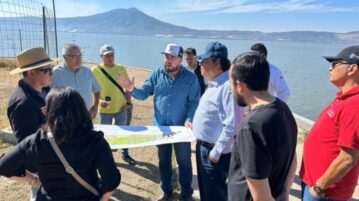 CONAGUA's representative visits the San Juan Cosalá landfill