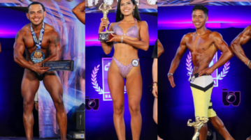 Jocotepec bodybuilders win gold, bronze in state competition