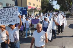Workers march in support of General Working Conditions