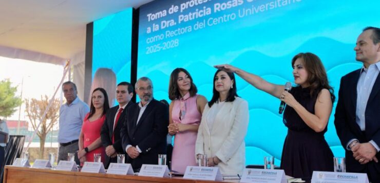 Patricia Rosas Chávez inaugurated as new rector of CUChapala
