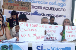 Protestors say government equivocates about a third aqueduct