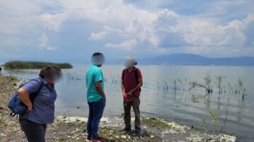 Dead tilapia found on Las 6 Esquinas shore of Lake Chapala