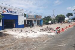 Paving in Riberas del Pilar 90% complete