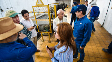 Academics and state officials tour outdated regional water system