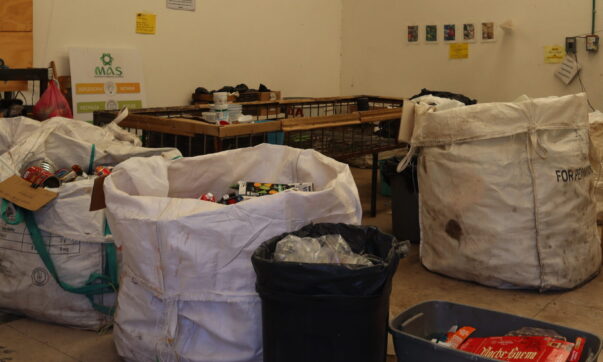 Even without power, the Ajijic Recycling Center does its job