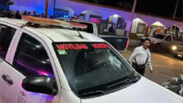 Brawl erupts in Zapotitán over motorcycle traffic operation