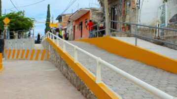 New ramp and wall improve Juárez Street safety