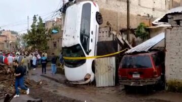 Heavy rains in Zapopan leave baby dead, woman missing