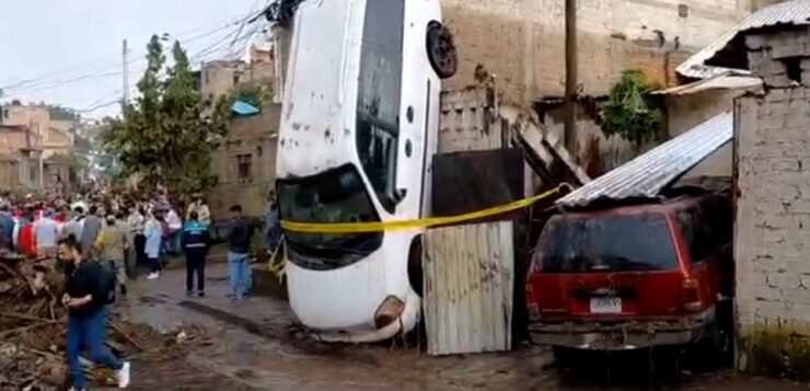 Heavy rains in Zapopan leave baby dead, woman missing