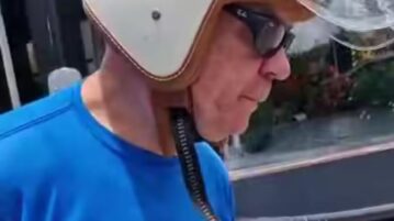 Foreign rider’s standoff halts traffic in Ajijic