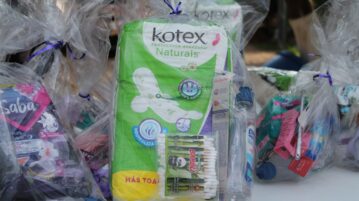 Free menstrual health supplies distributed