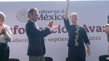 Lemus and Sheinbaum present activity report in Jalisco