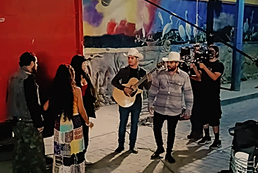 Susana Zabaleta films "Brave Women" in Ajijic