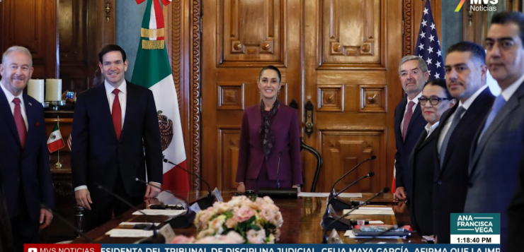 Sheinbaum - Rubio meeting produces a comprehensive security agreement