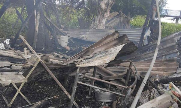Fisherman’s family home burned down after eviction attempt